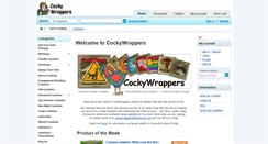 Desktop Screenshot of cockywrappers.co.uk